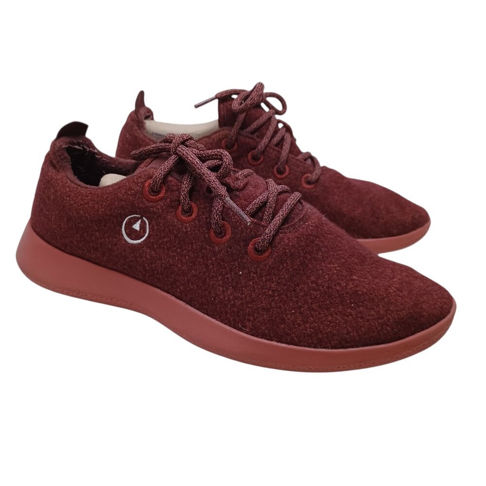 Allbirds Wool Runners Burgundy Maroon Merino Wool Sneakers Low Top‎ Shoes